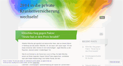 Desktop Screenshot of pkv2014.wordpress.com