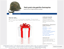 Tablet Screenshot of guerilladentreprise.wordpress.com