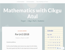 Tablet Screenshot of cikguatul.wordpress.com