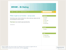 Tablet Screenshot of mw4m.wordpress.com