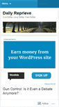 Mobile Screenshot of dailyreprieve.wordpress.com