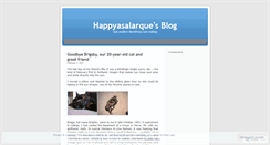 Desktop Screenshot of happyasalarque.wordpress.com