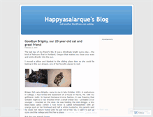 Tablet Screenshot of happyasalarque.wordpress.com