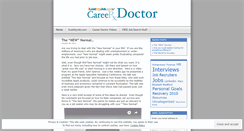 Desktop Screenshot of careerdoctorblog.wordpress.com