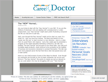 Tablet Screenshot of careerdoctorblog.wordpress.com