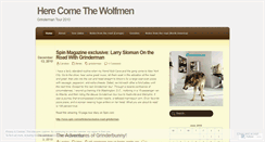 Desktop Screenshot of herecomethewolfmen.wordpress.com