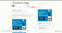 Desktop Screenshot of esmaltesnocolegio.wordpress.com