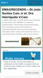 Mobile Screenshot of emagrecendo2.wordpress.com