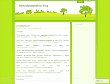 Tablet Screenshot of michaelphelpsishot.wordpress.com