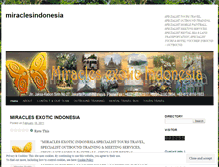 Tablet Screenshot of miraclesexoticindonesia.wordpress.com