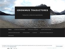 Tablet Screenshot of ieronimustraductores.wordpress.com