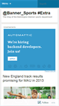 Mobile Screenshot of bannersportsextra.wordpress.com
