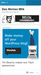 Mobile Screenshot of desmoinesmilk.wordpress.com