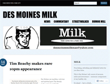 Tablet Screenshot of desmoinesmilk.wordpress.com