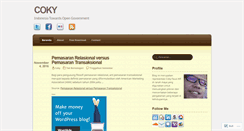 Desktop Screenshot of cokyfauzialfi.wordpress.com