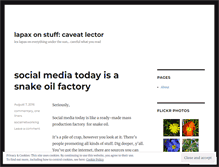 Tablet Screenshot of lapax.wordpress.com