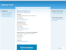 Tablet Screenshot of deliveryfood.wordpress.com