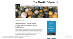 Desktop Screenshot of mobpot.wordpress.com