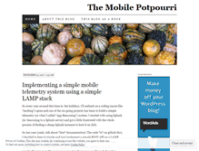 Tablet Screenshot of mobpot.wordpress.com