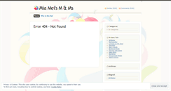 Desktop Screenshot of miamei.wordpress.com
