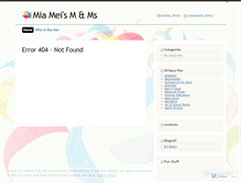 Tablet Screenshot of miamei.wordpress.com