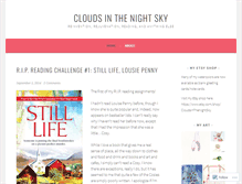 Tablet Screenshot of cloudsinthenightsky.wordpress.com