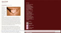 Desktop Screenshot of karennoble.wordpress.com