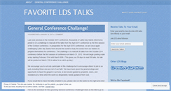 Desktop Screenshot of myfavoritetalks.wordpress.com