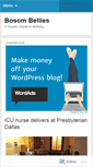 Mobile Screenshot of bosombellies.wordpress.com