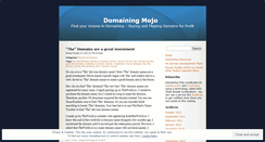 Desktop Screenshot of domainingmojo.wordpress.com
