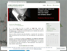 Tablet Screenshot of lorcayelflamenco.wordpress.com