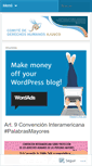 Mobile Screenshot of comiteajusco.wordpress.com