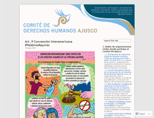 Tablet Screenshot of comiteajusco.wordpress.com