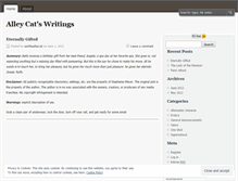 Tablet Screenshot of iamthealleycat.wordpress.com