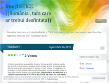 Tablet Screenshot of freejustice.wordpress.com