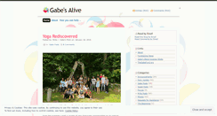 Desktop Screenshot of gabesalive.wordpress.com