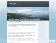 Tablet Screenshot of latinolines.wordpress.com