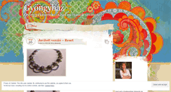Desktop Screenshot of gyongyhaz.wordpress.com