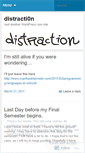Mobile Screenshot of distracti0n.wordpress.com