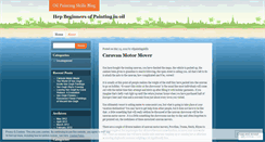 Desktop Screenshot of oilpaintingskills.wordpress.com