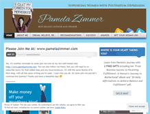 Tablet Screenshot of pamelazimmer.wordpress.com