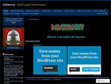 Tablet Screenshot of dalektricity.wordpress.com