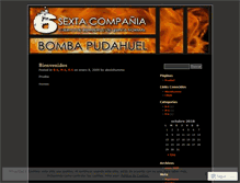 Tablet Screenshot of bombapudahuel.wordpress.com