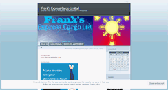 Desktop Screenshot of frankexpresscargo.wordpress.com