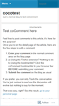 Mobile Screenshot of cocotest.wordpress.com