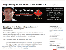 Tablet Screenshot of dougfleming2010.wordpress.com