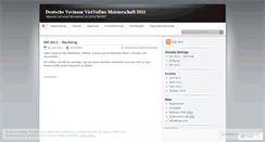 Desktop Screenshot of dvvfdm2011.wordpress.com