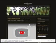 Tablet Screenshot of lowbraindrifters.wordpress.com