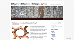 Desktop Screenshot of 360survey.wordpress.com