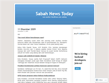 Tablet Screenshot of beritasabah.wordpress.com